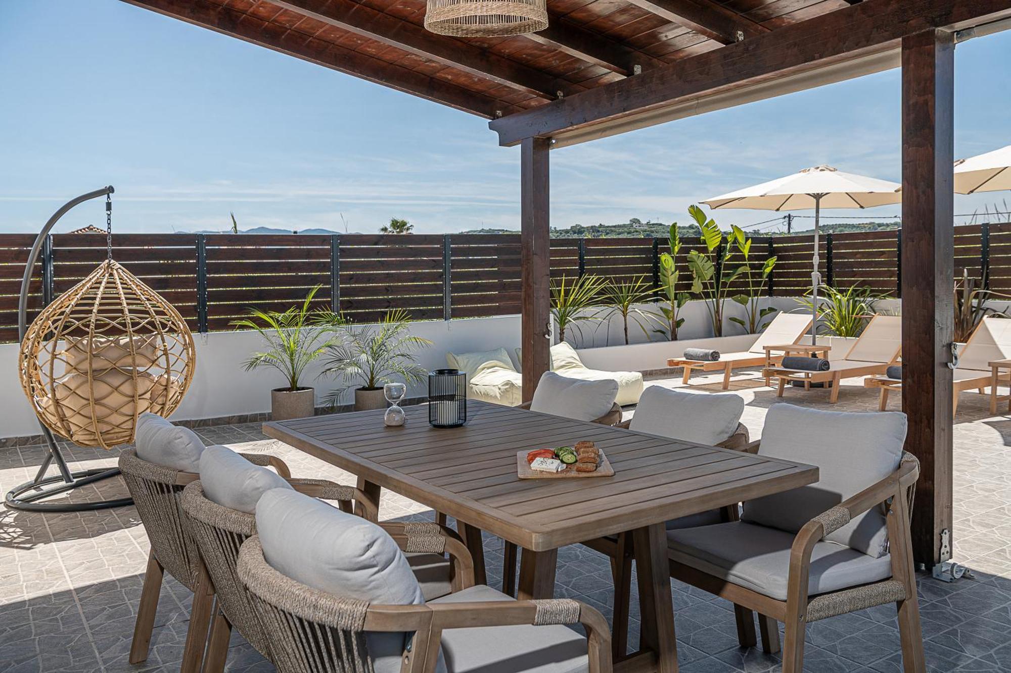 Sol Luxury Apartment - Close To The Beach With A Private Mini Pool 干尼亞 外观 照片