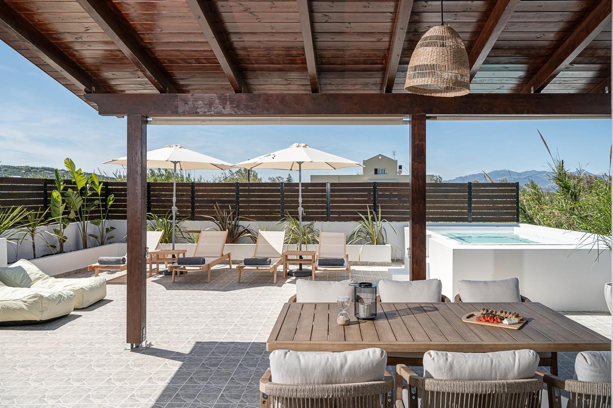 Sol Luxury Apartment - Close To The Beach With A Private Mini Pool 干尼亞 外观 照片